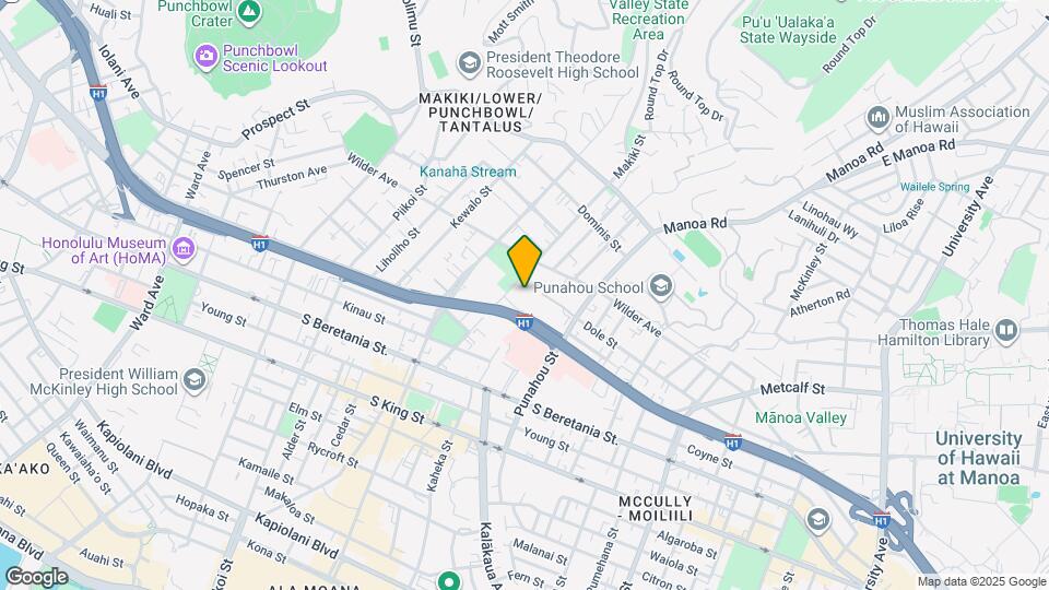 1517 Makiki St Map and Location Details