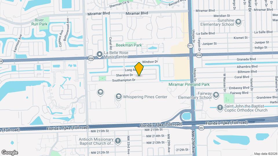 8505 Southampton Dr Map and Location Details