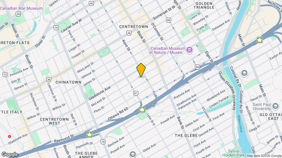 438 McLeod St Map and Location Details