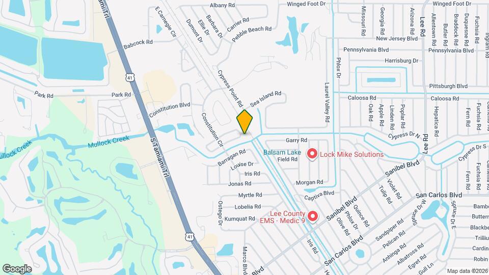 7296 Coolidge Rd Map and Location Details