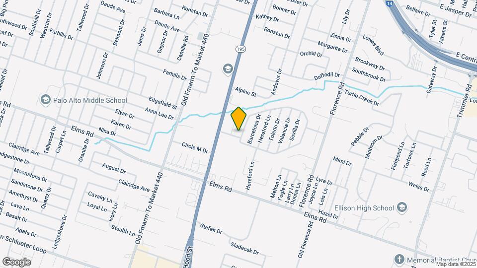 2801 Cantabrian Dr, Unit D Map and Location Details