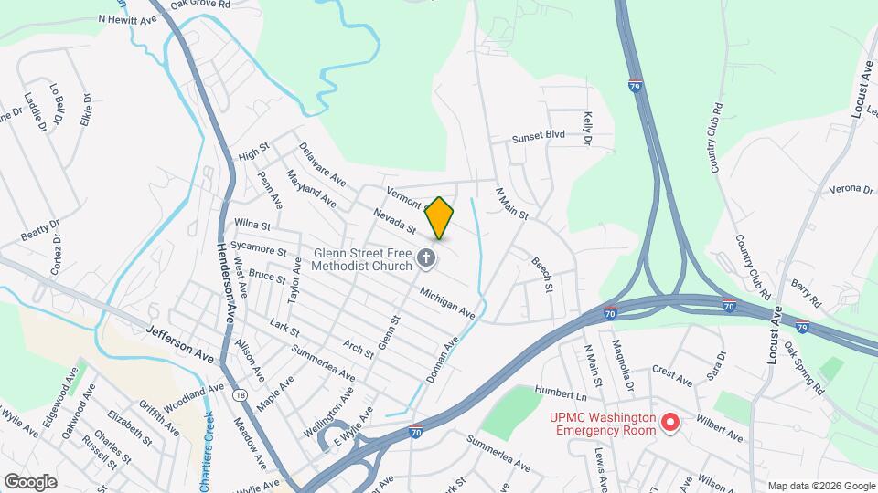 790 Glenn St Map and Location Details