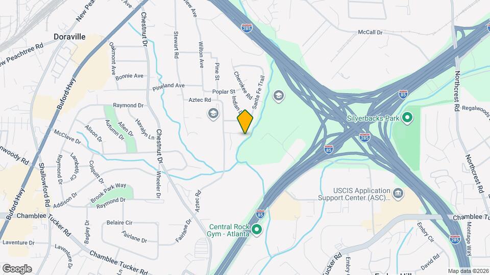 2927 Arbor Creek Ln Map and Location Details