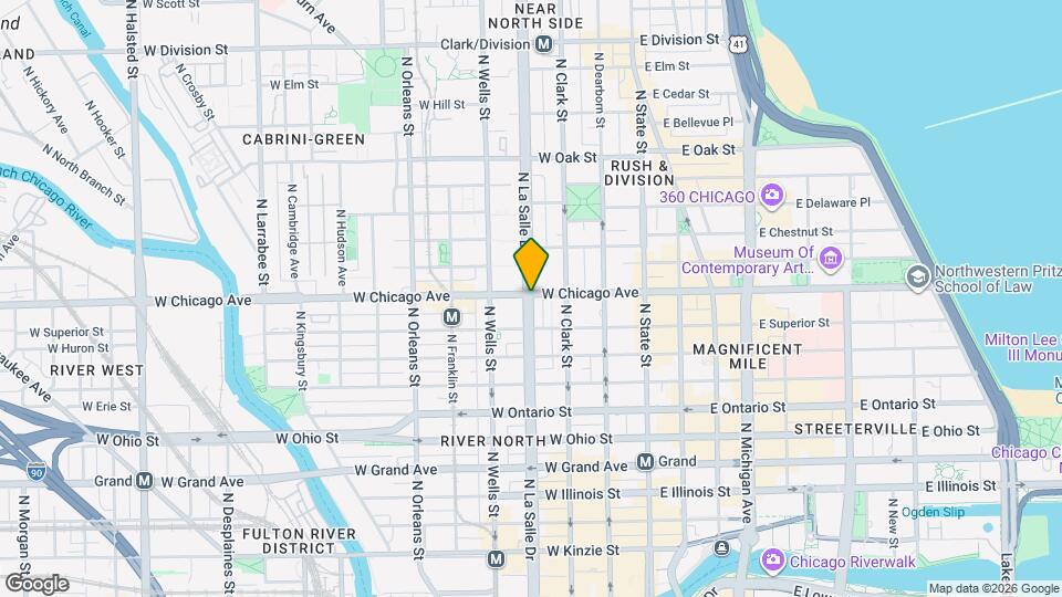 789 N La Salle Dr Map and Location Details