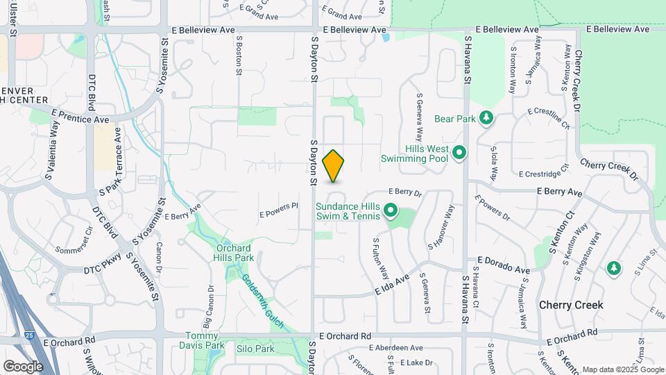 5505 S Emporia Cir Map and Location Details