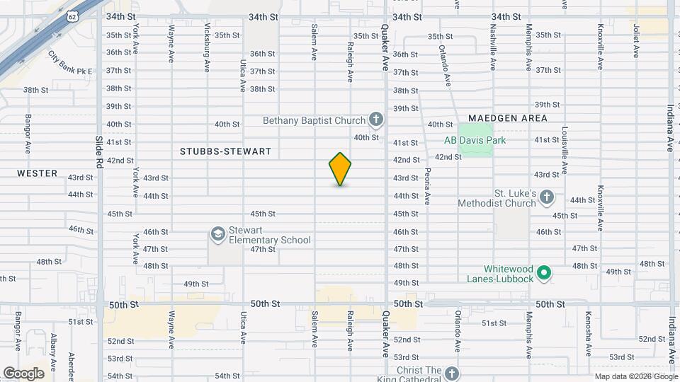 4506 44th St Map and Location Details