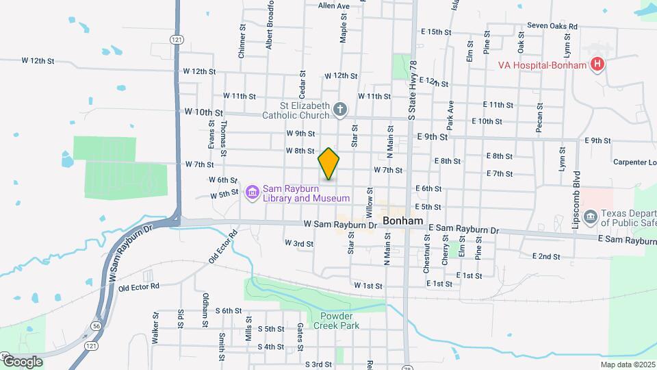 408 W 6th St Map and Location Details