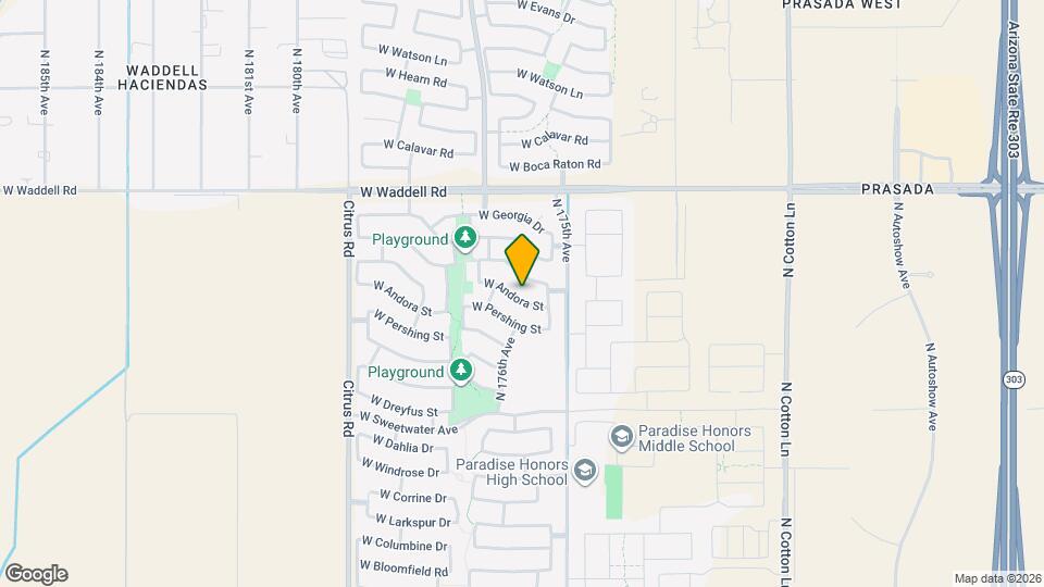 17572 W Andora St Map and Location Details