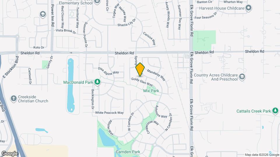 8725 Goldy Glen Way Mapa y Detalles de la Ubicación