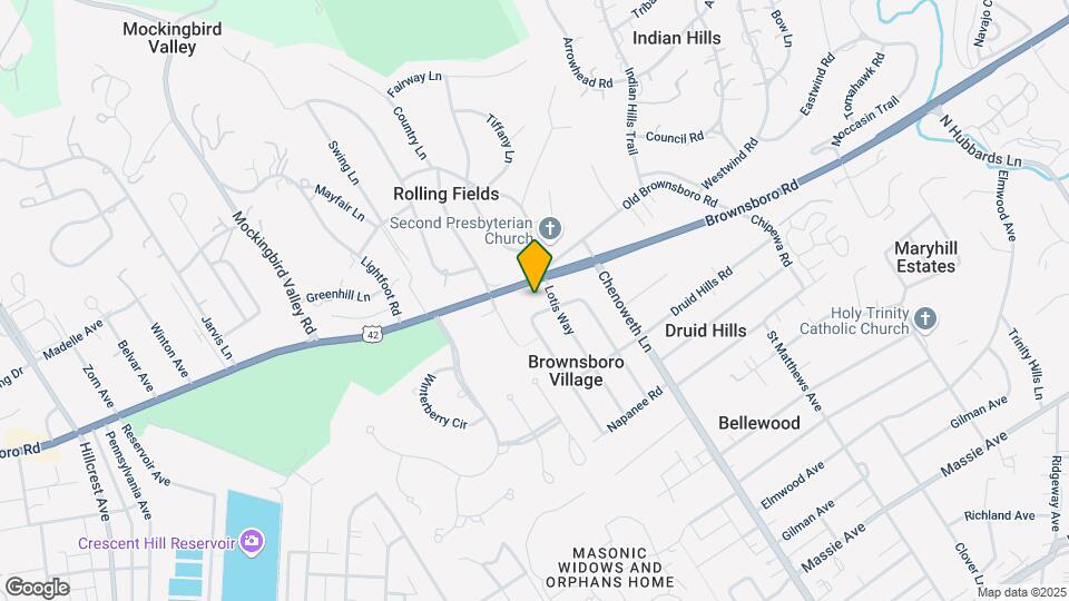 Brownsboro Village Map and Location Details