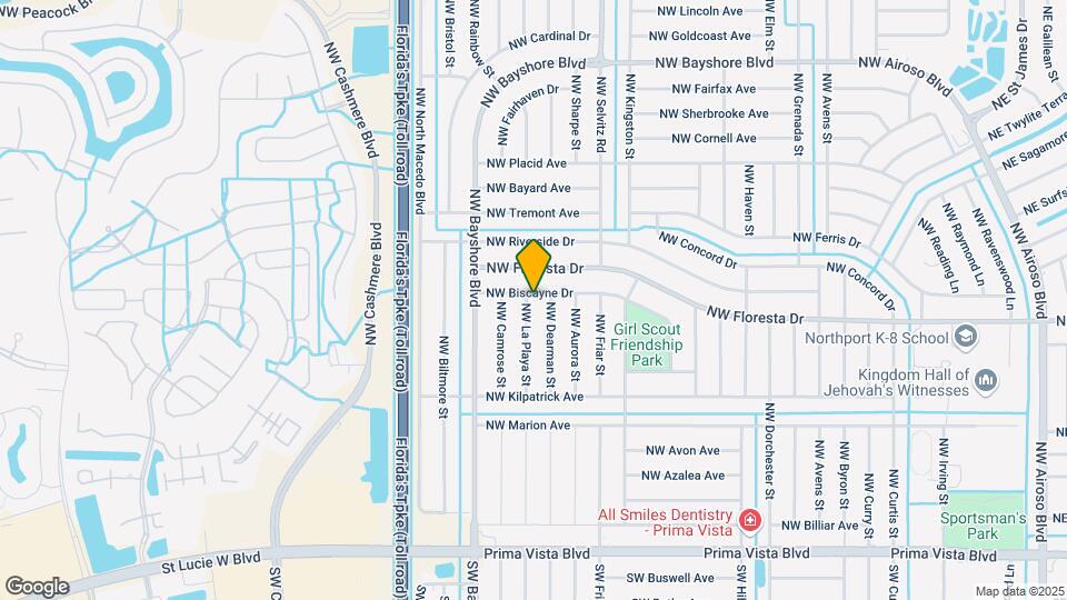 379 NW La Playa St Map and Location Details