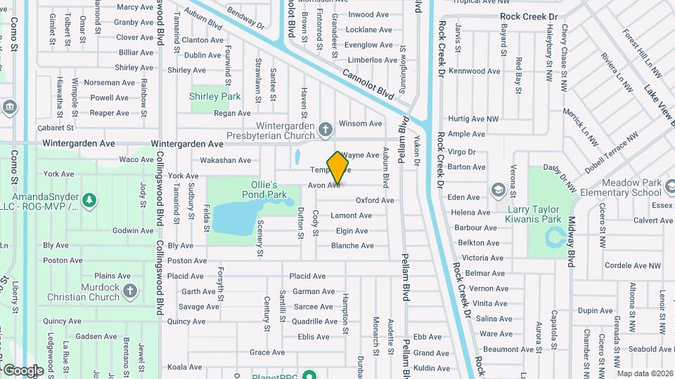 18351 Avon Ave Map and Location Details