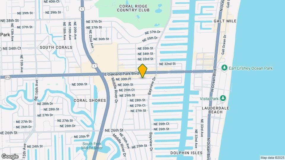 Coral Ridge Triplex Map and Location Details