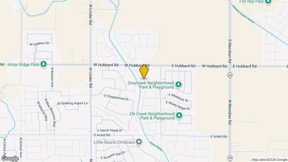 2937 N Rapid Creek Way Map and Location Details