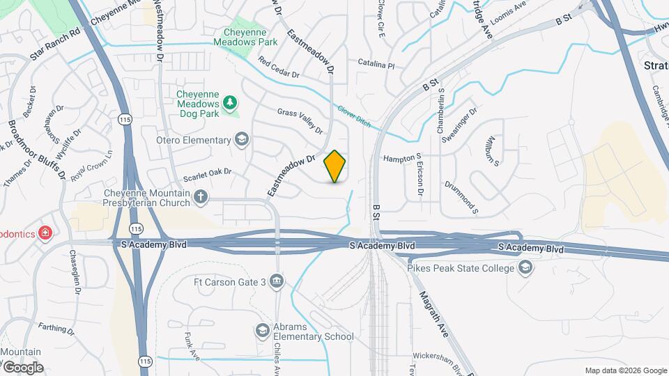 1635 S Canoe Creek Dr Mapa y Detalles de la Ubicación