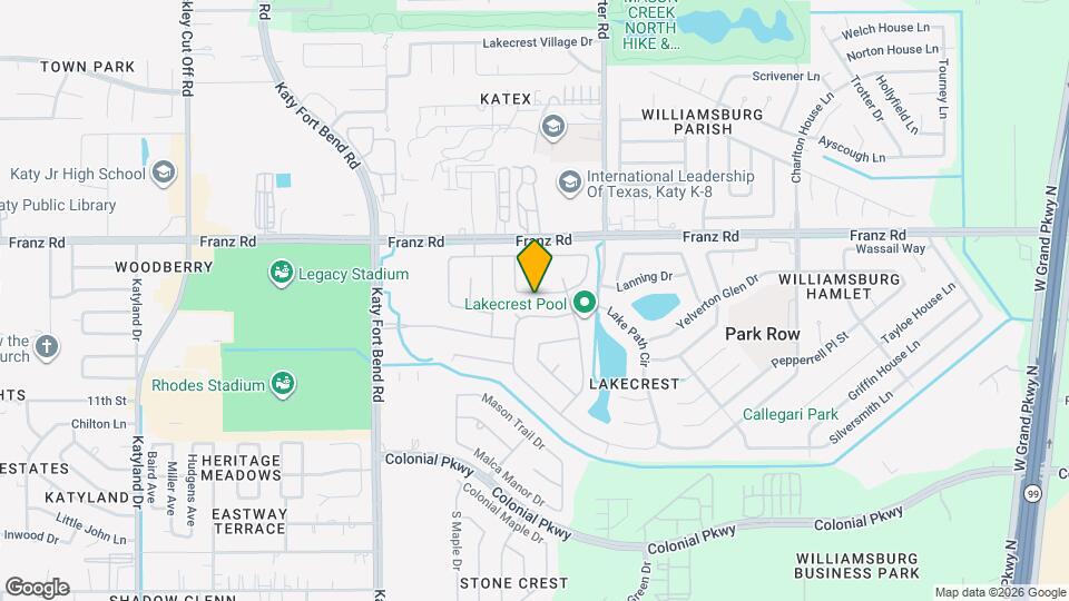24631 Hampton Lakes Dr Map and Location Details