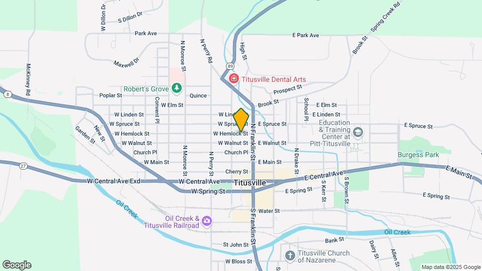 117 W Hemlock St Map and Location Details