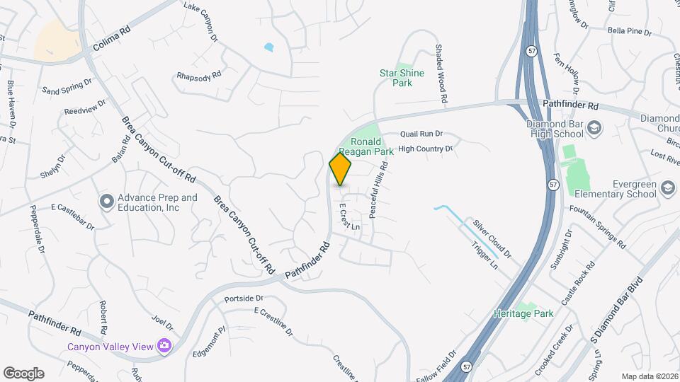 20763 E Crest Ln Map and Location Details