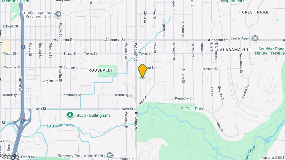 2209 W Xenia Ln Map and Location Details