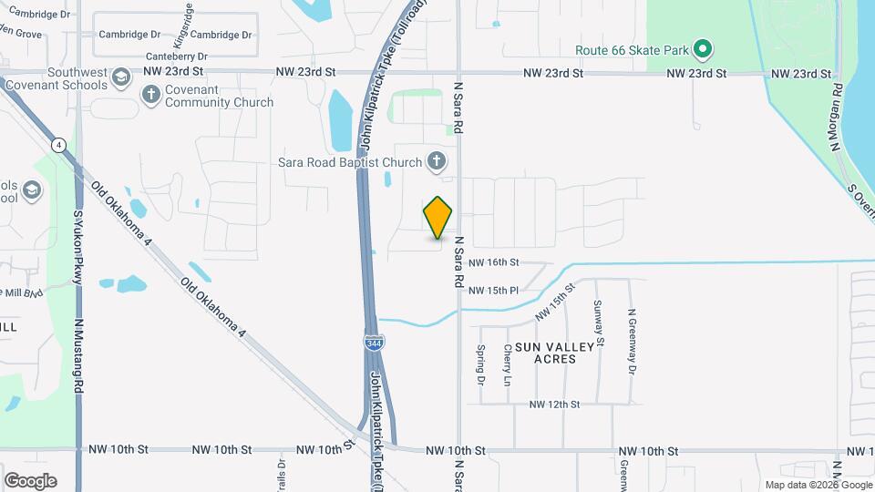 10605 NW 17th St Map and Location Details