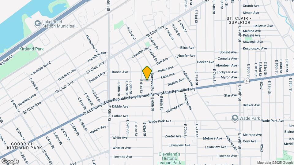 6210 Edna Ave Map and Location Details