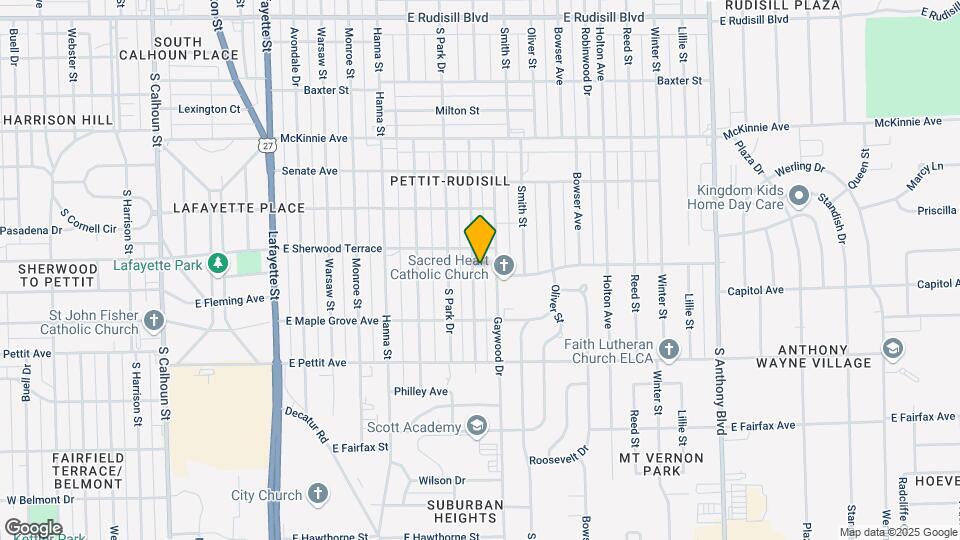 4621 Spatz Ave Map and Location Details
