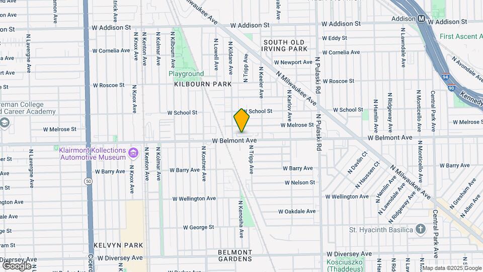 4230 W Belmont Ave Map and Location Details