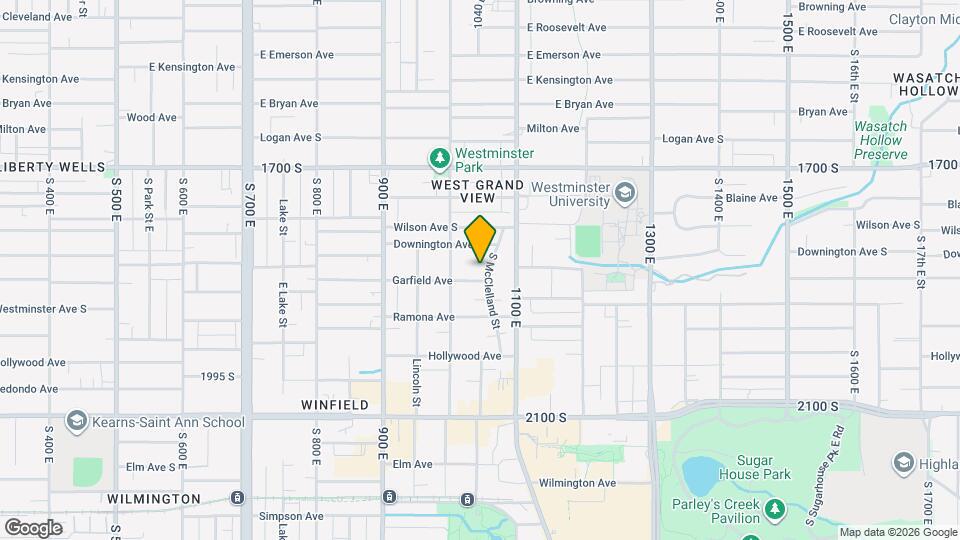 1836 S McClelland St, Unit B Map and Location Details