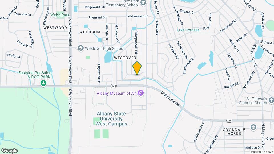 409 S Audubon Dr Map and Location Details