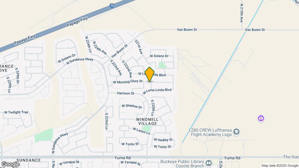 332 S 220th Ln Map and Location Details