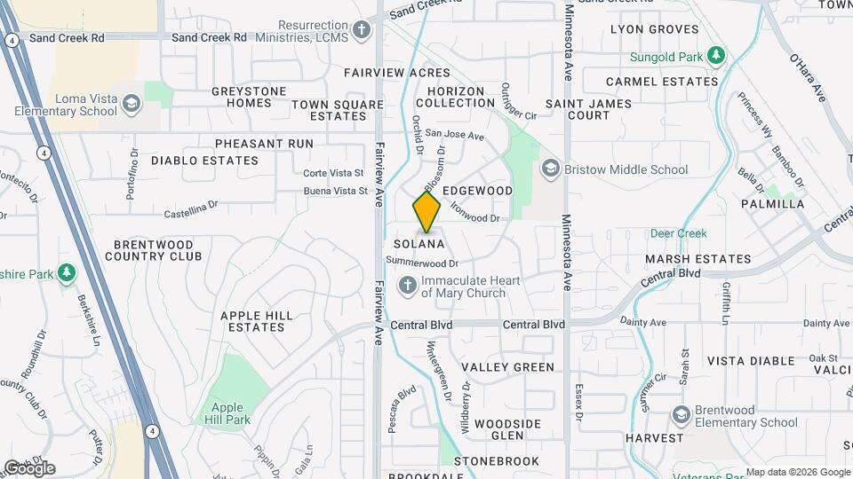 1417 Solana Dr Map and Location Details