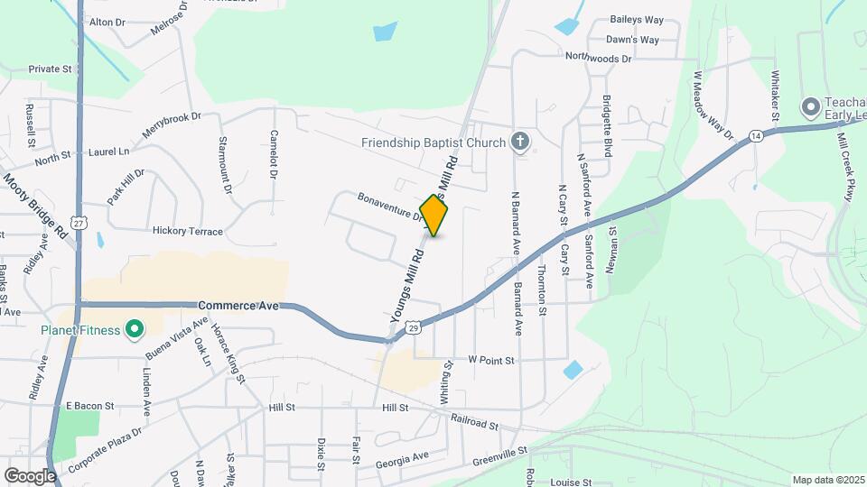 138 Youngs Mill Rd Map and Location Details