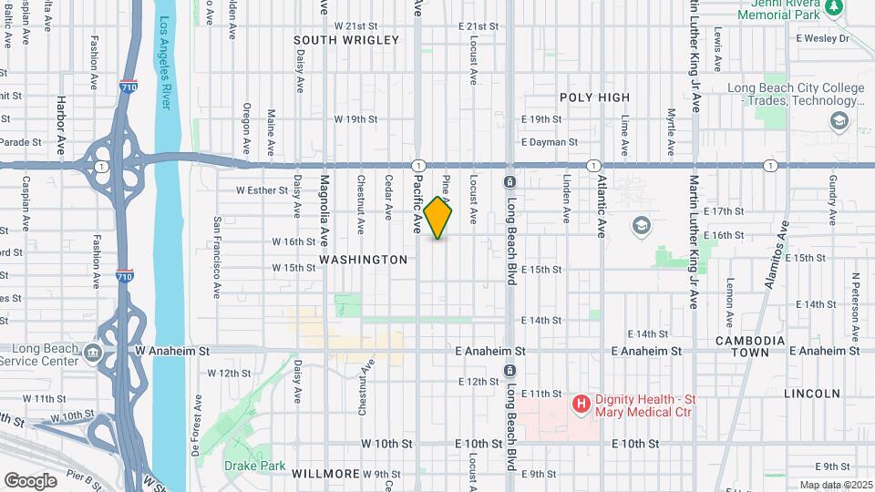 1577 Pine Ave Mapa y Detalles de la Ubicación