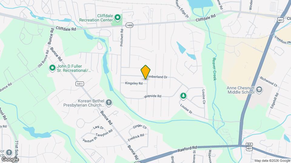 6151 Wynnwood Dr Map and Location Details