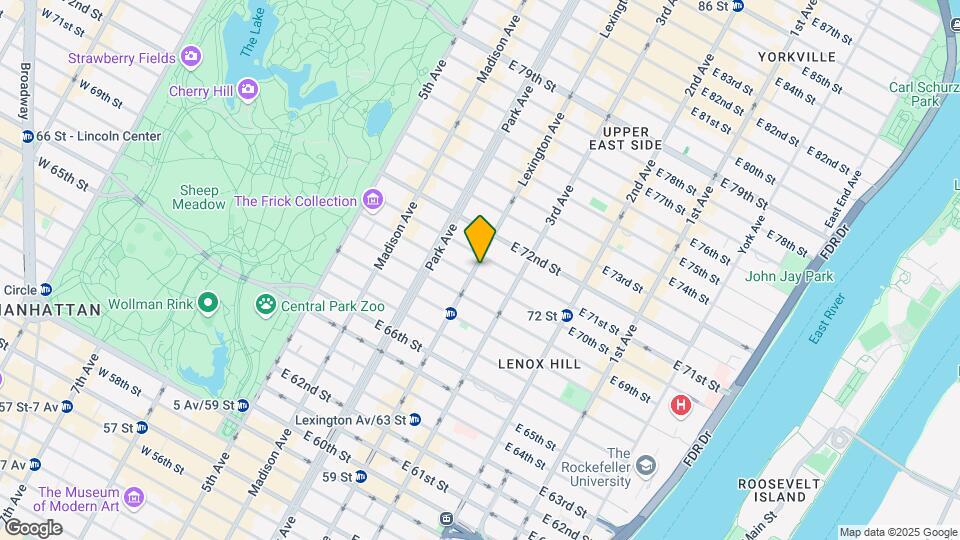 969 Lexington Ave Map and Location Details