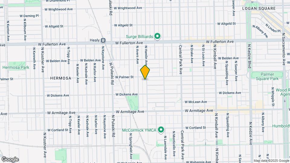 2146 N Hamlin Ave Map and Location Details