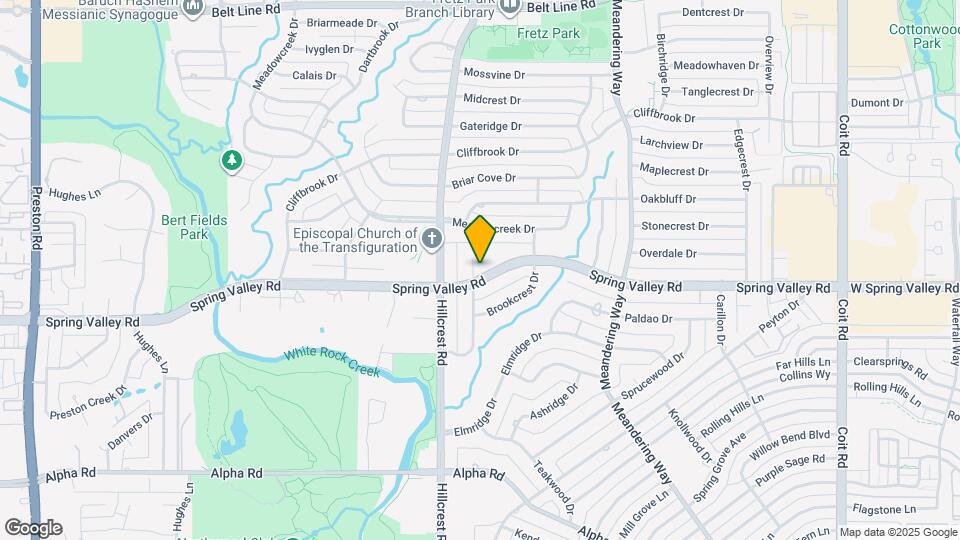 7019 Spring Valley Rd Map and Location Details