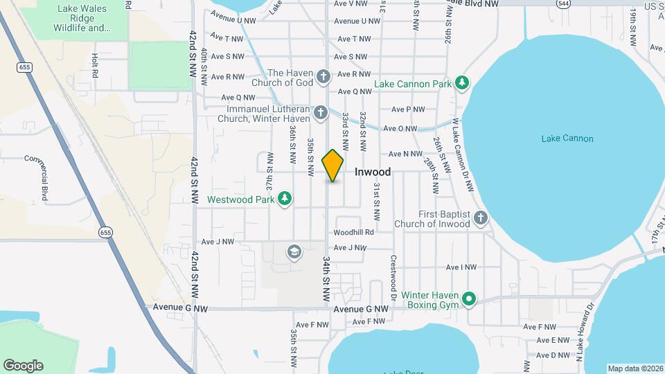 1254 34th St NW Map and Location Details