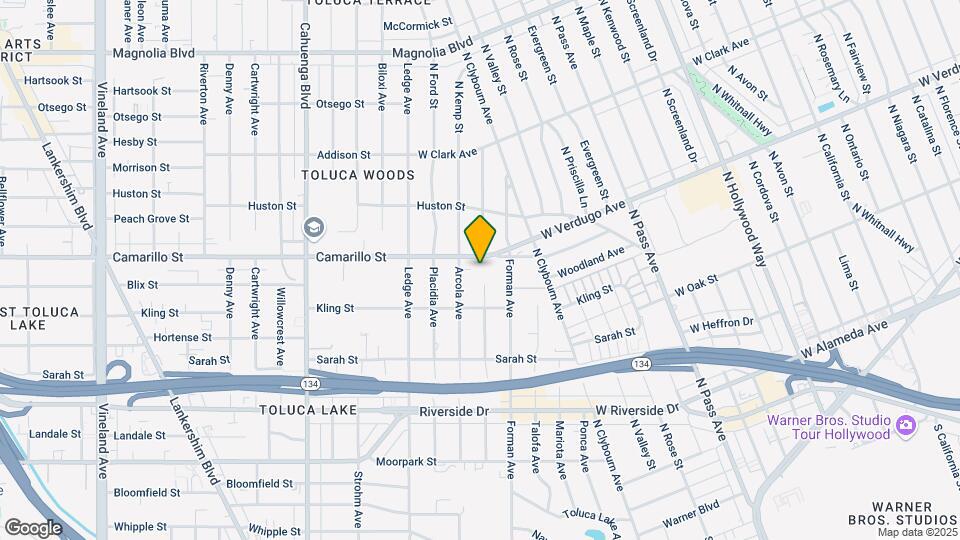 10240 Camarillo St Map and Location Details