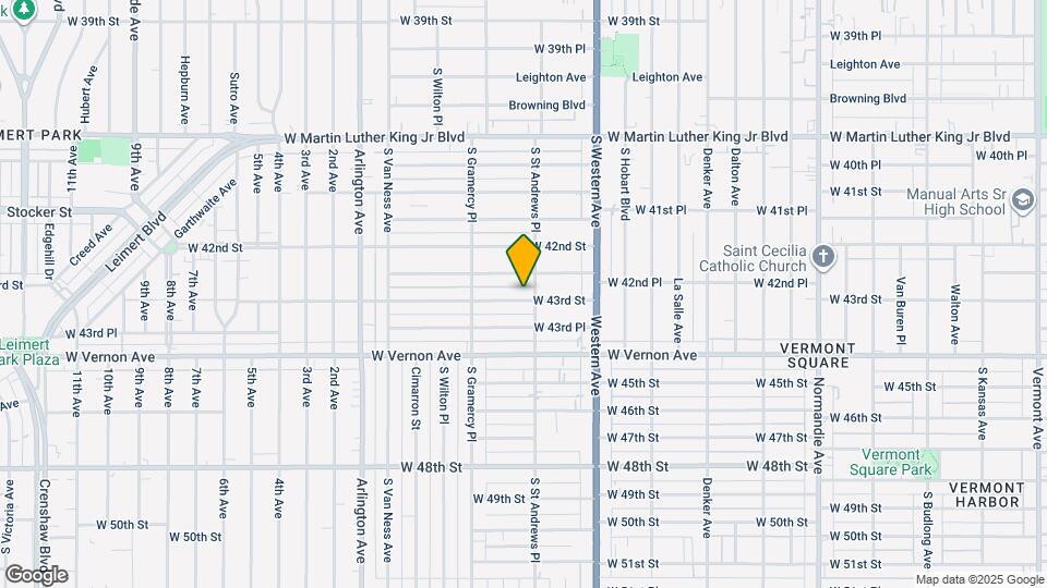 1809 W 43rd St Map and Location Details