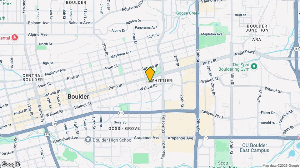 2311 Walnut St Map and Location Details