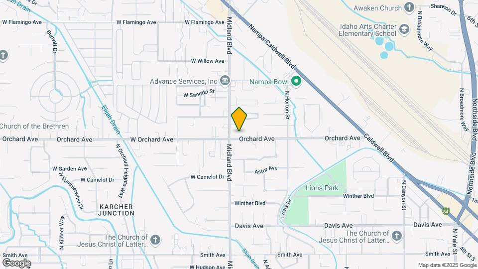 910 W Orchard Ave Map and Location Details
