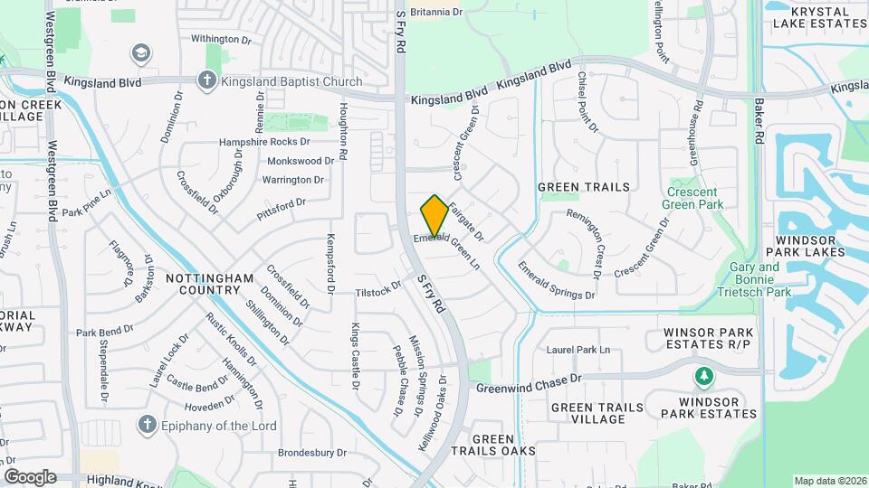 1218 Emerald Green Ln Mapa y Detalles de la Ubicación
