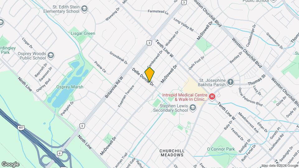 5854 Delle Donne Dr Map and Location Details