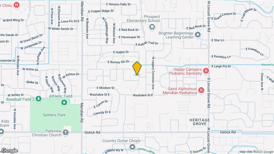 3857 N Tipton Way Mapa y Detalles de la Ubicación