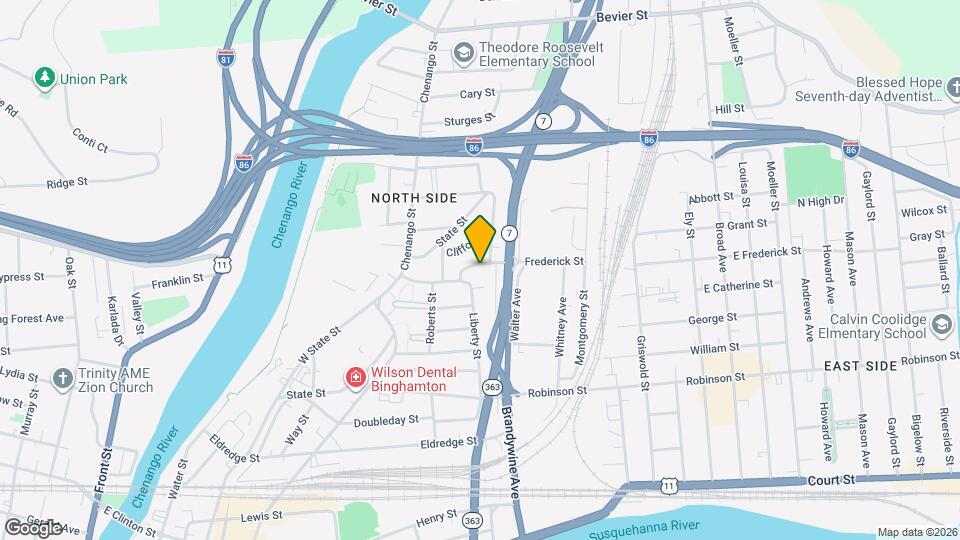 36 Frederick St Map and Location Details