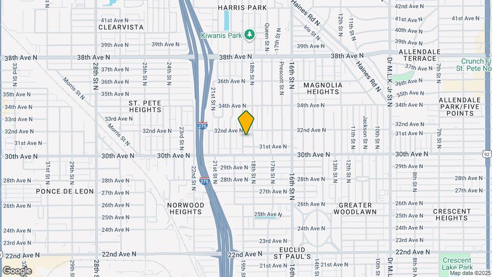 3125 19th St N Map and Location Details