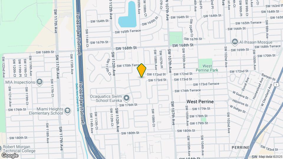 17205 SW 109th Ct Map and Location Details