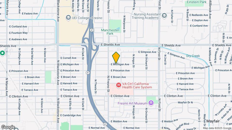 2614 E Michigan Ave Map and Location Details
