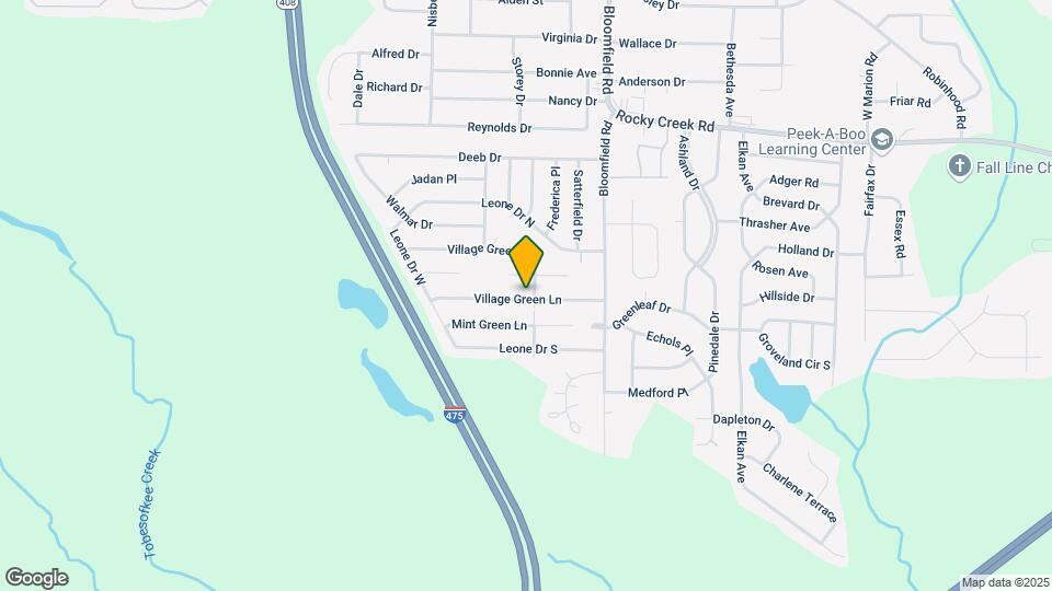 2705 Village Green Ln Map and Location Details